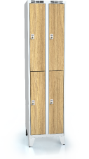 Divided cloakroom locker ALDERA with feet 1920 x 500 x 500